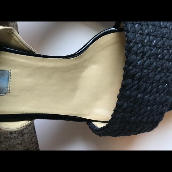 STELLA McCARTNEY Raffia Wood Platform Heels 10 - Picture 8 of 8